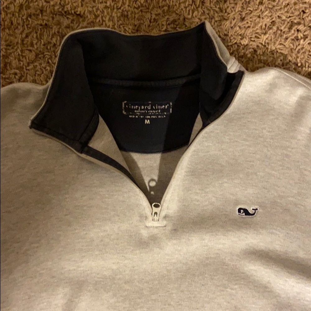 Vineyard Vines M Grey Pullover Sweater
